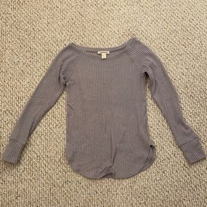 Cabin Fever, Size S, cozy waffle long sleeve